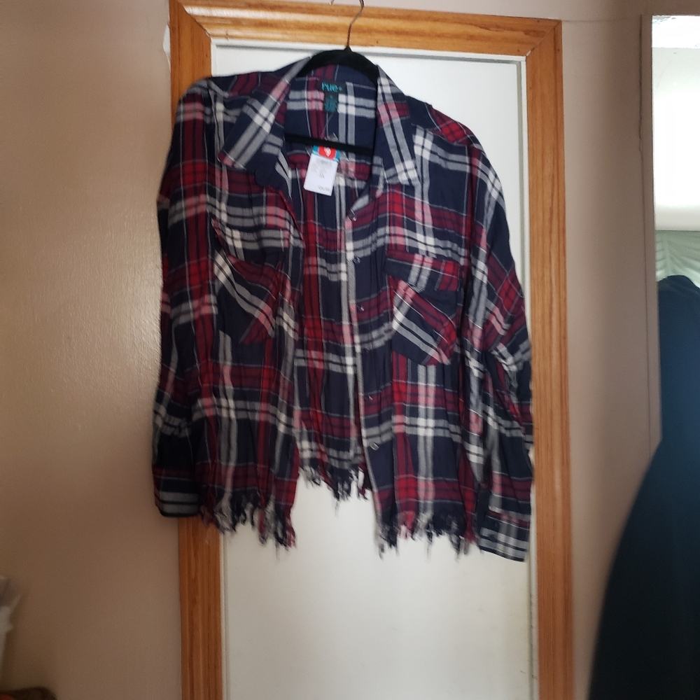 Rue21 + fringe crop top